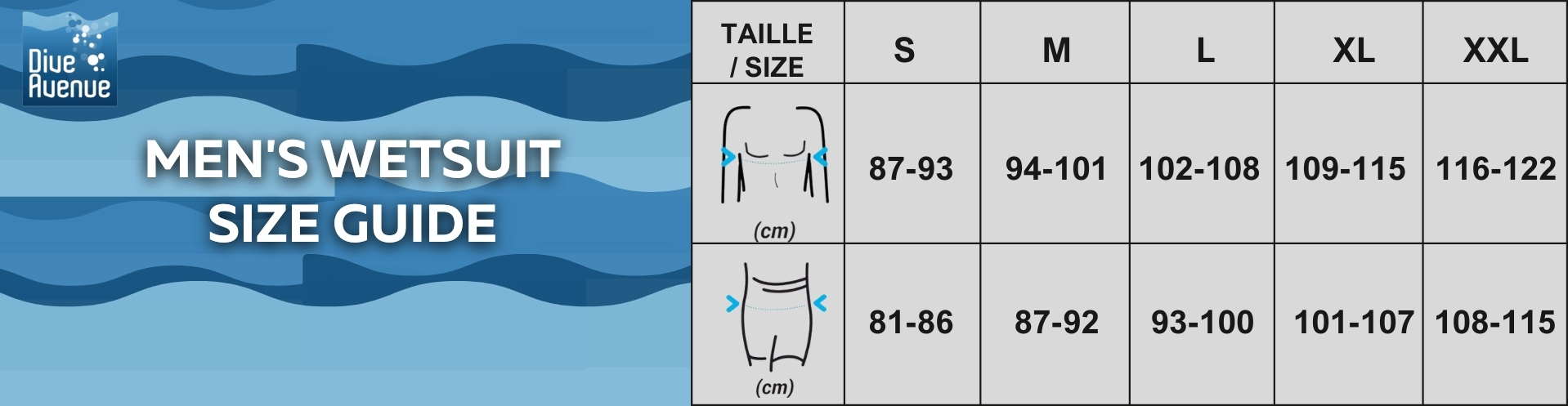 Sizing combi M